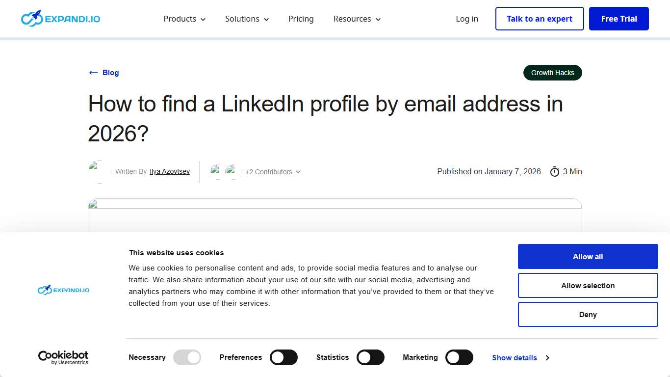 How to find a LinkedIn profile by email address in 2026?