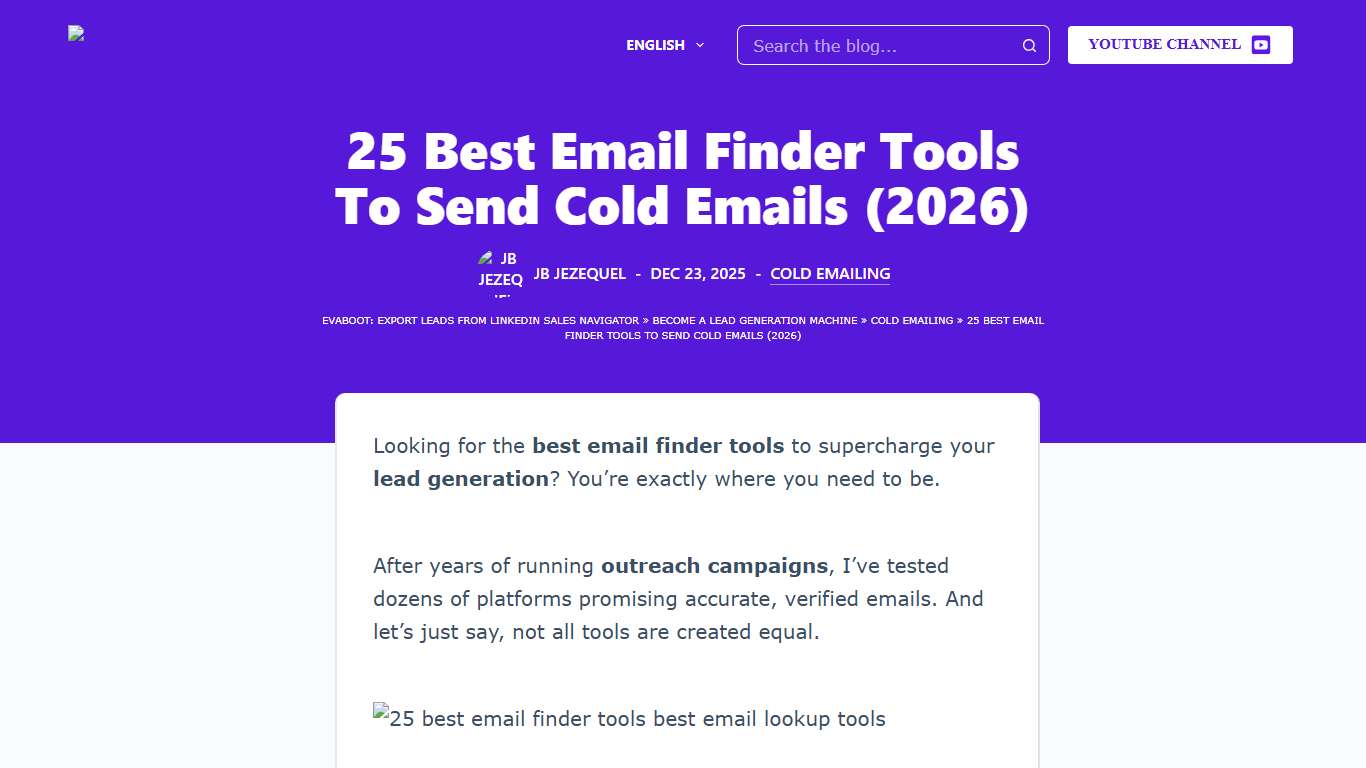 25 Best Email Finder Tools in 2026 (Complete Review)
